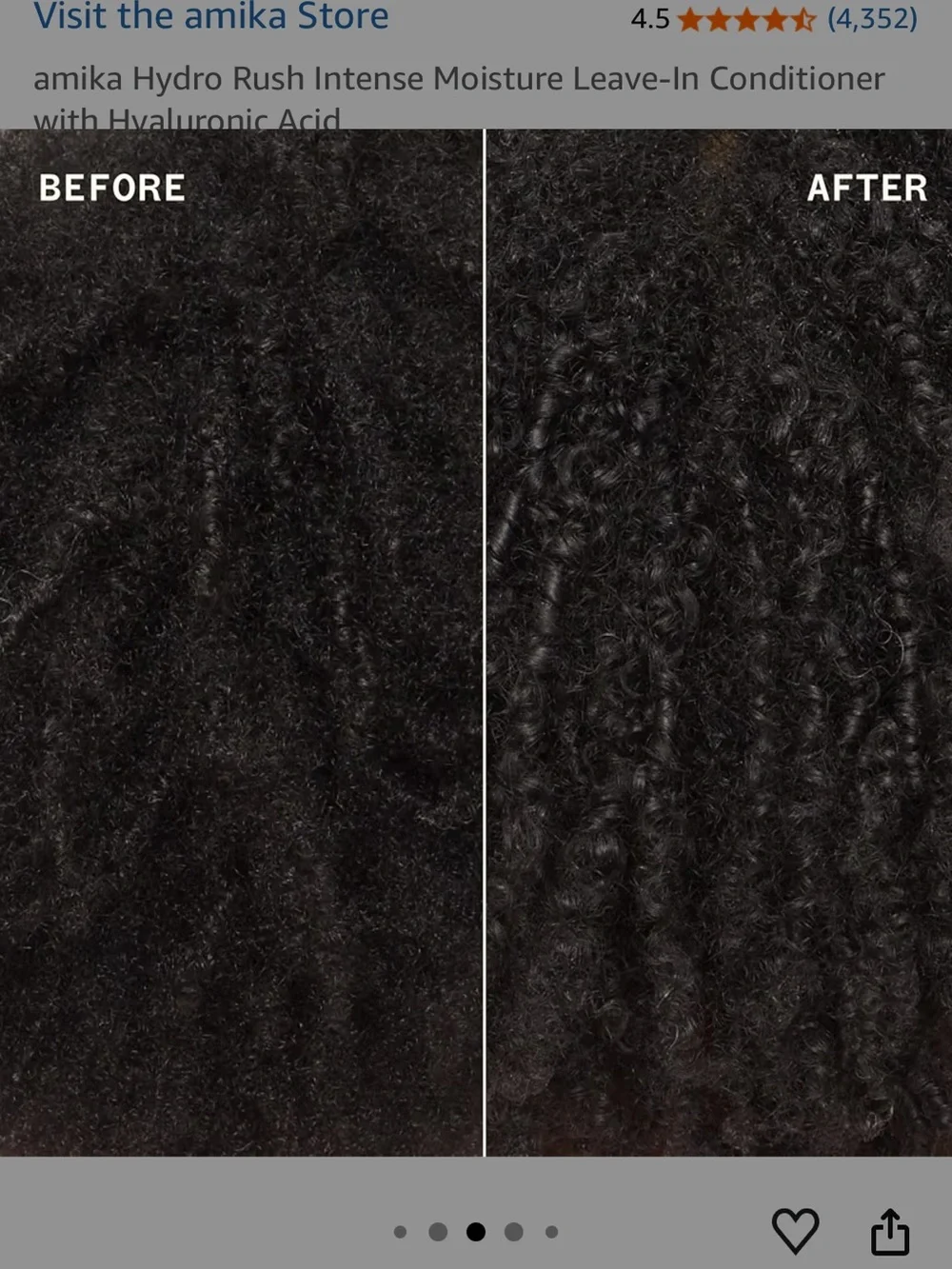 Amika Hydro Rush Intense Moisture Leave-In Conditioner (2 fl oz/60 ml)